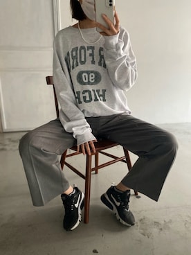 **JUN**さんの「ナイキ エア マックス 270 リアクト メンズシューズ / Nike Air Max 270 React Men's Shoe」を使ったコーディネート