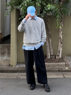 「アイテム（ドレスシューズ）」を使った、けいさん（メンズ・177cm・20代）の秋コーディネート