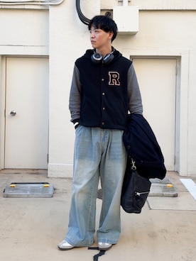 「アイテム（PC・スマホグッズ/家電）」を使った、けいさん（メンズ・177cm）の秋コーディネート