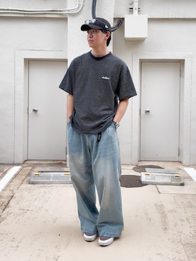 「アイテム（キャップ）」を使った、けいさん（メンズ・177cm・20代）の夏コーディネート
