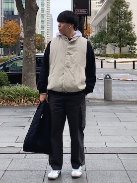 「CITEN（シテン）のアイテム（ジャケット/アウター）」を使った、けいさん（メンズ・177cm）の冬コーディネート