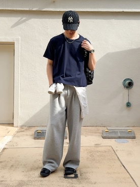 「ASTRONOMY（アストロノミー）のアイテム」を使った、Keiさん（メンズ・177cm）の夏コーディネート