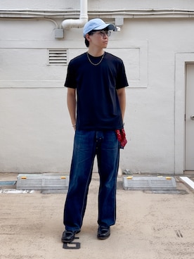 「Lee（リー）のアイテム」を使った、けいさん（メンズ・177cm）の夏コーディネート