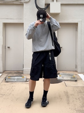 「アイテム（スウェット）」を使った、けいさん（メンズ・177cm）の秋コーディネート