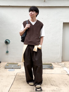 「Clarks（クラークス）のアイテム」を使った、Keiさん（メンズ・177cm）の夏コーディネート