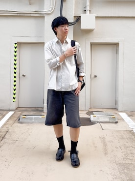 「GU」｜けいさん（メンズ・177cm・20代）の夏コーディネート