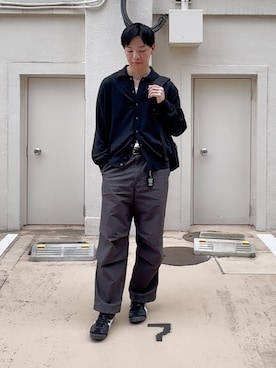 「ニットカーディガン」｜けいさん（メンズ・177cm）の秋コーディネート