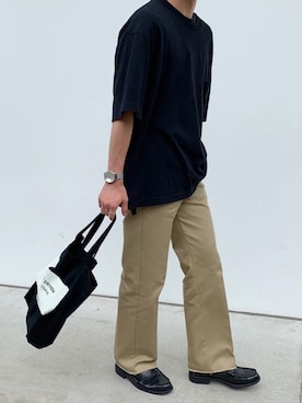 「CLANE（クラネ）のアイテム（パンツ）」を使った、renさん（メンズ・178cm）の夏コーディネート