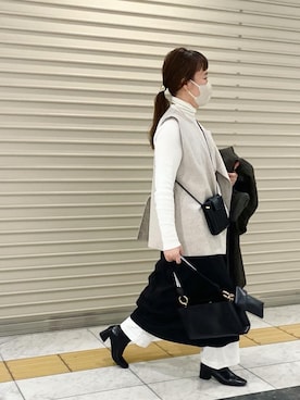 「loti（ロティ）のアイテム」を使った、カガヤさん（レディース・162cm）の秋コーディネート