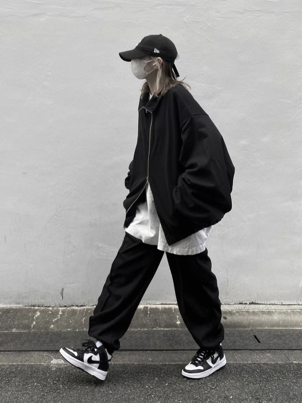 c-boy style 5点セット AA24 大きめ ブラックストリートコーデ c-boy style 5点セット AA24 大きめ ブラックストリートコーデ c-boy