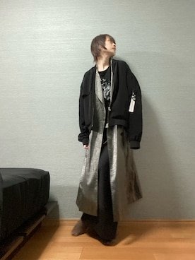「tk.TAKEO KIKUCHI（ティーケータケオキクチ）のアイテム（ジャケット/アウター）」を使った、chrさん（レディース・155cm）の秋コーディネート