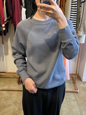 「アイテム（スラックス）」を使った、もえ香さん（レディース・156cm）の秋コーディネート