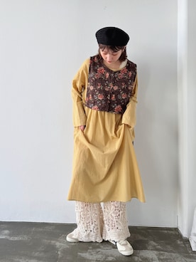 「Crisp（クリスプ）のアイテム（その他パンツ）」を使った、asukaさん（レディース・158cm）の秋コーディネート