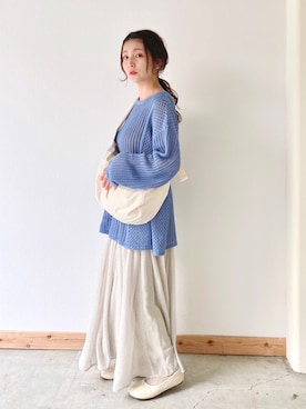 「クリスプ」｜「アイテム（バレエシューズ）」を使った、asukaさん（レディース・157cm）の春コーディネート