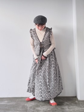 asukaさん（レディース・158cm）の冬コーディネート