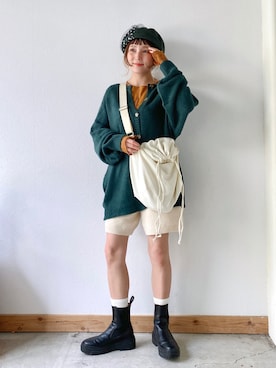 「classicalelf（クラシカルエルフ）のアイテム」を使った、asukaさん（骨格ストレート・レディース・158cm）の秋コーディネート