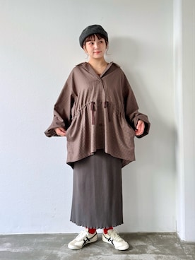 「Crisp（クリスプ）のアイテム」を使った、asukaさん（レディース・158cm）の秋コーディネート