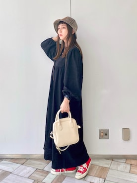 「クリスプ」｜「アイテム（腕時計）」を使った、asukaさん（レディース・157cm）の秋コーディネート