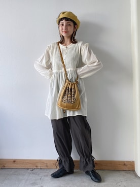 「スカラップ」｜asukaさん（レディース・158cm）の秋コーディネート