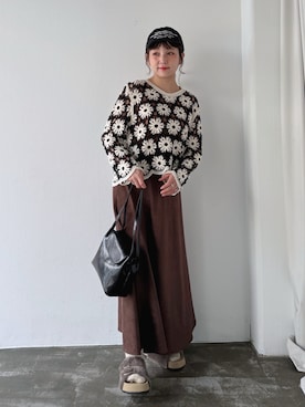 「Crisp（クリスプ）のアイテム」を使った、asukaさん（レディース・158cm）の秋コーディネート