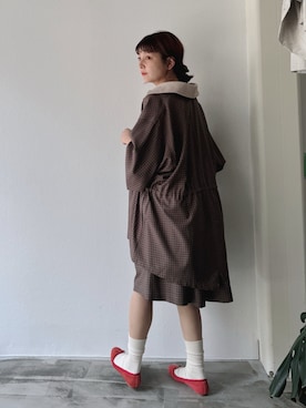 「Crisp（クリスプ）のアイテム」を使った、asukaさん（レディース・158cm）の秋コーディネート