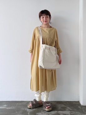 「アイテム（レギンス/スパッツ）」を使った、asukaさん（レディース・158cm）の秋コーディネート