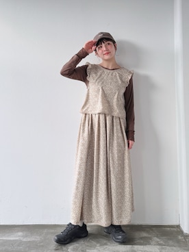 asukaさん（レディース・158cm）の冬コーディネート