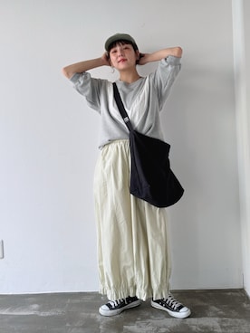 「Crisp（クリスプ）のアイテム」を使った、asukaさん（レディース・158cm）の秋コーディネート