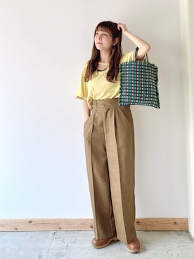 「クリスプ」｜「アイテム（その他シューズ）」を使った、asukaさん（レディース・157cm）の夏コーディネート