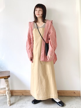 「classicalelf（クラシカルエルフ）のアイテム」を使った、asukaさん（骨格ストレート・レディース・157cm）の春コーディネート