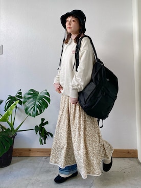 「クリスプ」｜「アイテム（ワンピース/ドレス）」を使った、asukaさん（レディース・158cm）の冬コーディネート