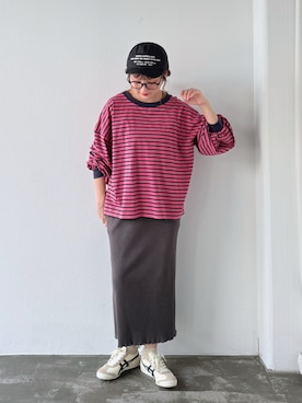 「Crisp（クリスプ）のアイテム」を使った、asukaさん（レディース・158cm）の秋コーディネート