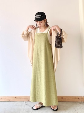 「クリスプ」｜「アイテム（キャップ）」を使った、asukaさん（レディース・157cm）の夏コーディネート