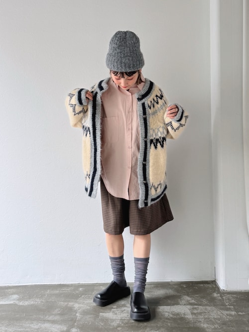 Crisp（クリスプ） ブルゾン アウター ノルディックオーバーニット