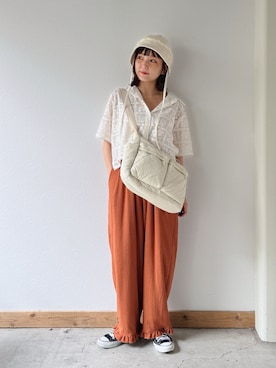 「Crisp（クリスプ）のアイテム」を使った、asukaさん（レディース・158cm）の秋コーディネート