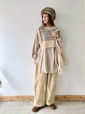 「クリスプ」｜「アイテム（帽子）」を使った、asukaさん（レディース・157cm）の秋コーディネート