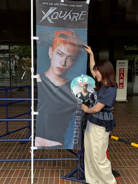 「KBF（ケイビーエフ）のアイテム」を使った、izumiさん（レディース・158cm）の夏コーディネート
