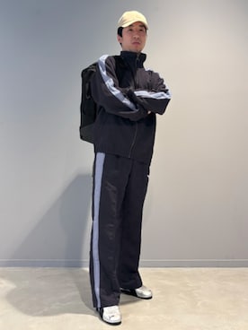 「PUMA（プーマ）のアイテム（キャップ）」を使った、PUMAさん（メンズ・172cm）の春コーディネート