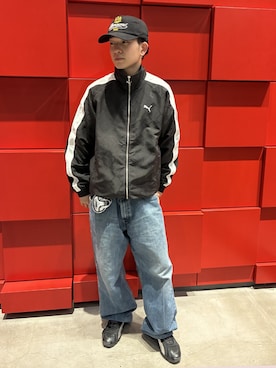 「PUMA（プーマ）のアイテム（バッグ）」を使った、PUMAさん（メンズ・168cm）の春コーディネート