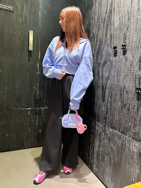 「PUMA（プーマ）のアイテム（バッグ）」を使った、PUMAさん（レディース・164cm）の春コーディネート