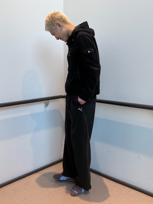 PUMA（プーマ） パンツ ユニセックス ワイド ストレート スウェット