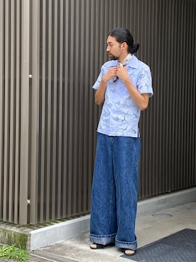 「Wales Bonner」｜アスガルさん（メンズ・185cm）の夏コーディネート