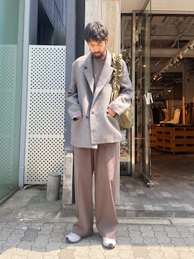「アイテム（ジャケット/アウター）」を使った、アスガルさん（メンズ・185cm）の夏コーディネート