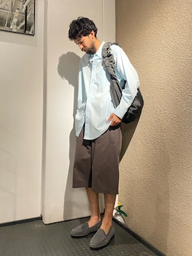 「アイテム（その他シューズ）」を使った、アスガルさん（メンズ・185cm・20代）の秋コーディネート