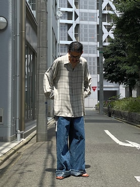 「Wales Bonner」｜アスガルさん（メンズ・185cm）の夏コーディネート