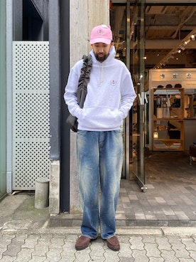 「アイテム（キャップ）」を使った、アスガルさん（メンズ・185cm）の秋コーディネート