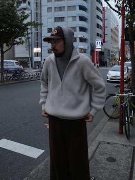 「TAIGA TAKAHASHI」｜アスガルさん（メンズ・185cm）の冬コーディネート