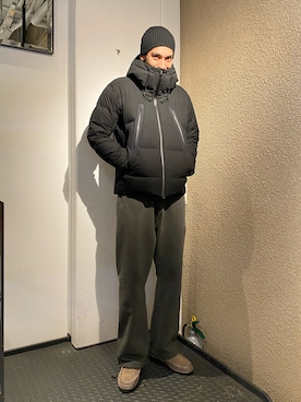 「アイテム（その他シューズ）」を使った、アスガルさん（メンズ・185cm）の冬コーディネート