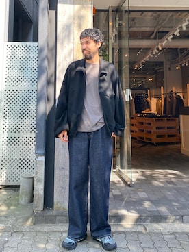 「アイテム（Tシャツ/カットソー）」を使った、アスガルさん（メンズ・185cm）の夏コーディネート