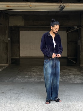 「ancellm」｜「アイテム（ジャケット/アウター）」を使った、アスガルさん（メンズ・185cm）の夏コーディネート